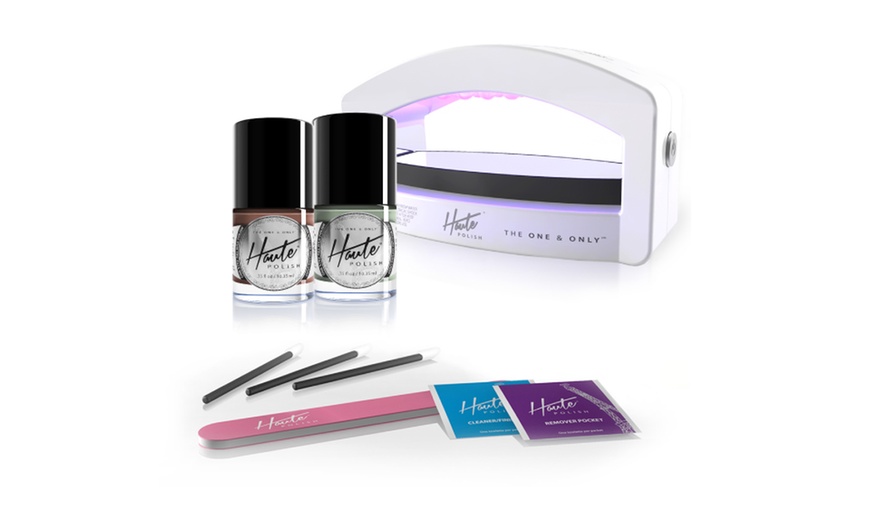 Haute Polish Gel Nails Starter Kit and Gel Polish Duo | Groupon