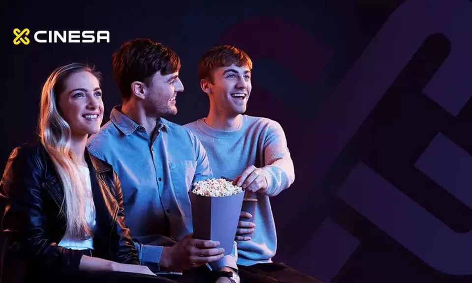 Disfruta de la magia del cine con un pack de 3 entradas para Cinesa o Cines Luxe válidas hasta el 16 de Octubre - Primary Image