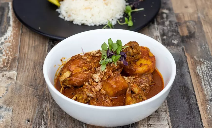 Image 1: 2-Course Malaysian Dinner + Wine