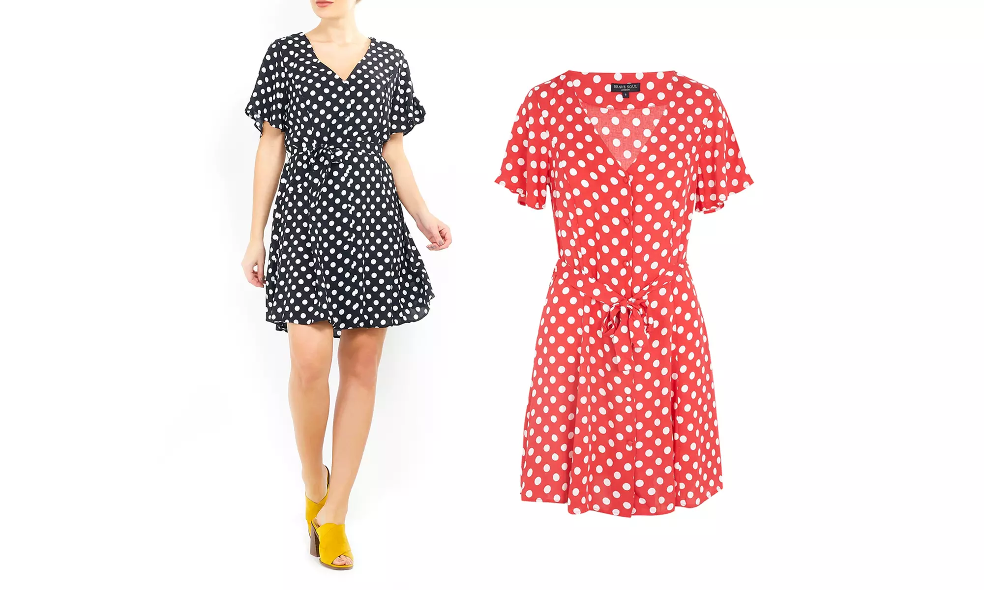 Robe à pois Brave Soul - Primary Image