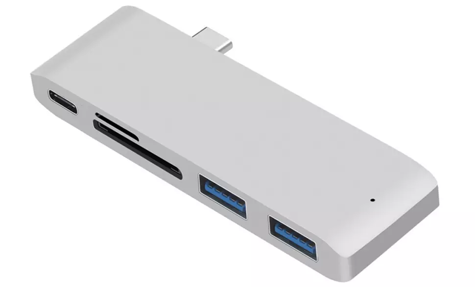 USB-C-hubs voor Apple MacBook, met USB 3.0-aansluitingen en SD-kaartsleuf - Image 2