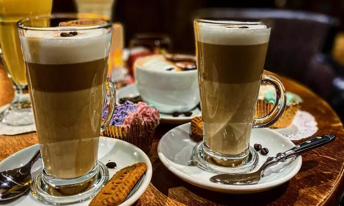 Delight w/ 2 Course Meal for Two with Sides to Share for Two or Four