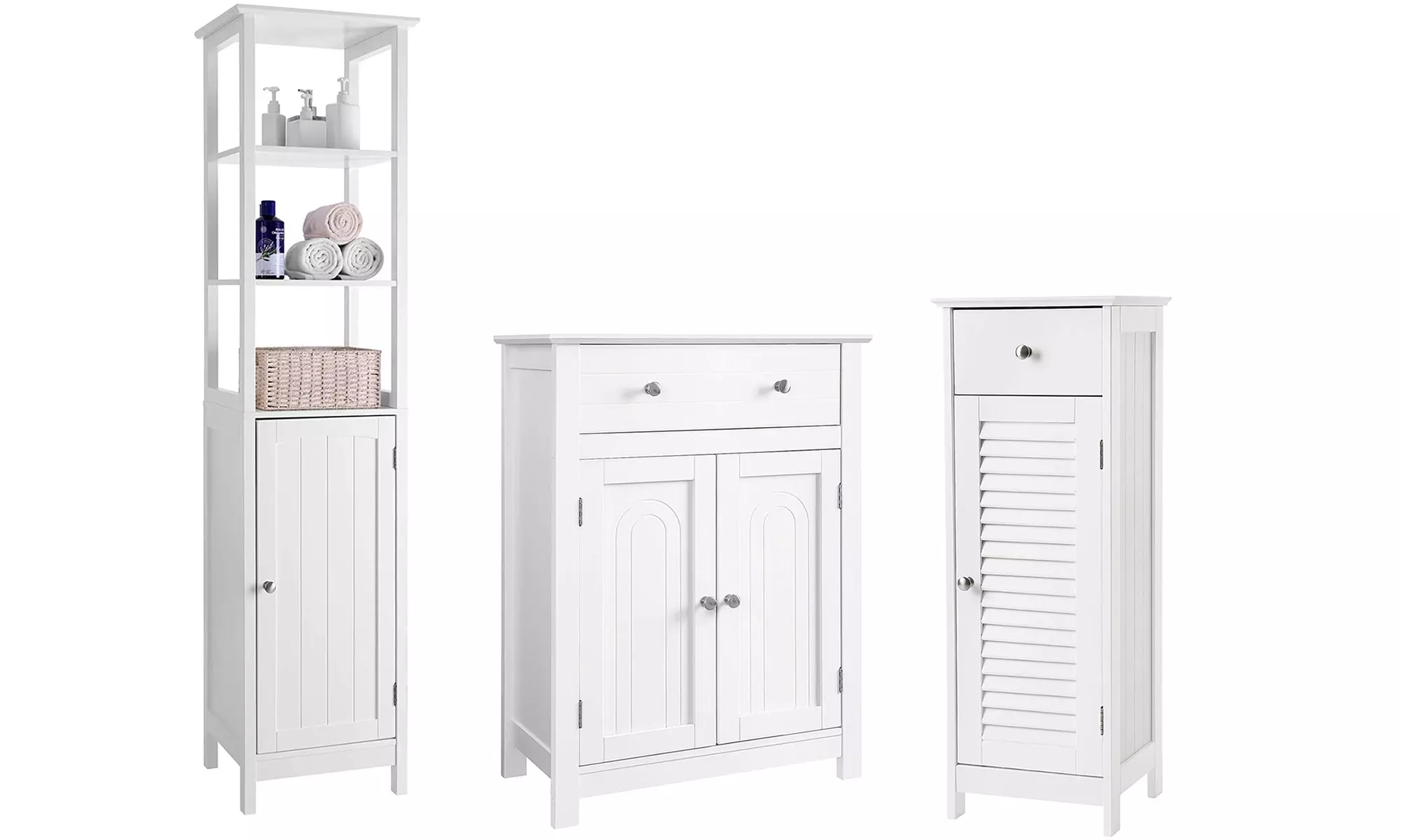 Meuble salle de bain blanc - Primary Image