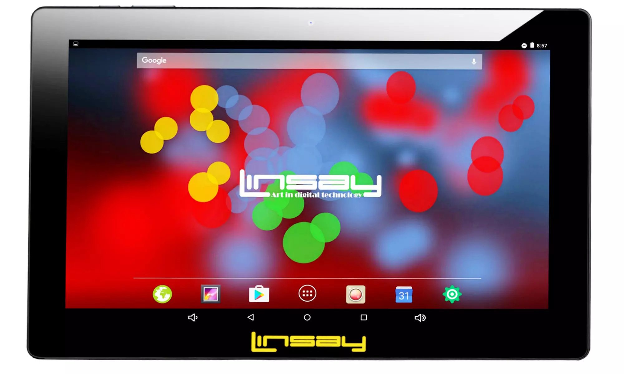 LINSAY 10.1" Android 16GB Quad-Core Processor with 2GB RAM - Primary Image