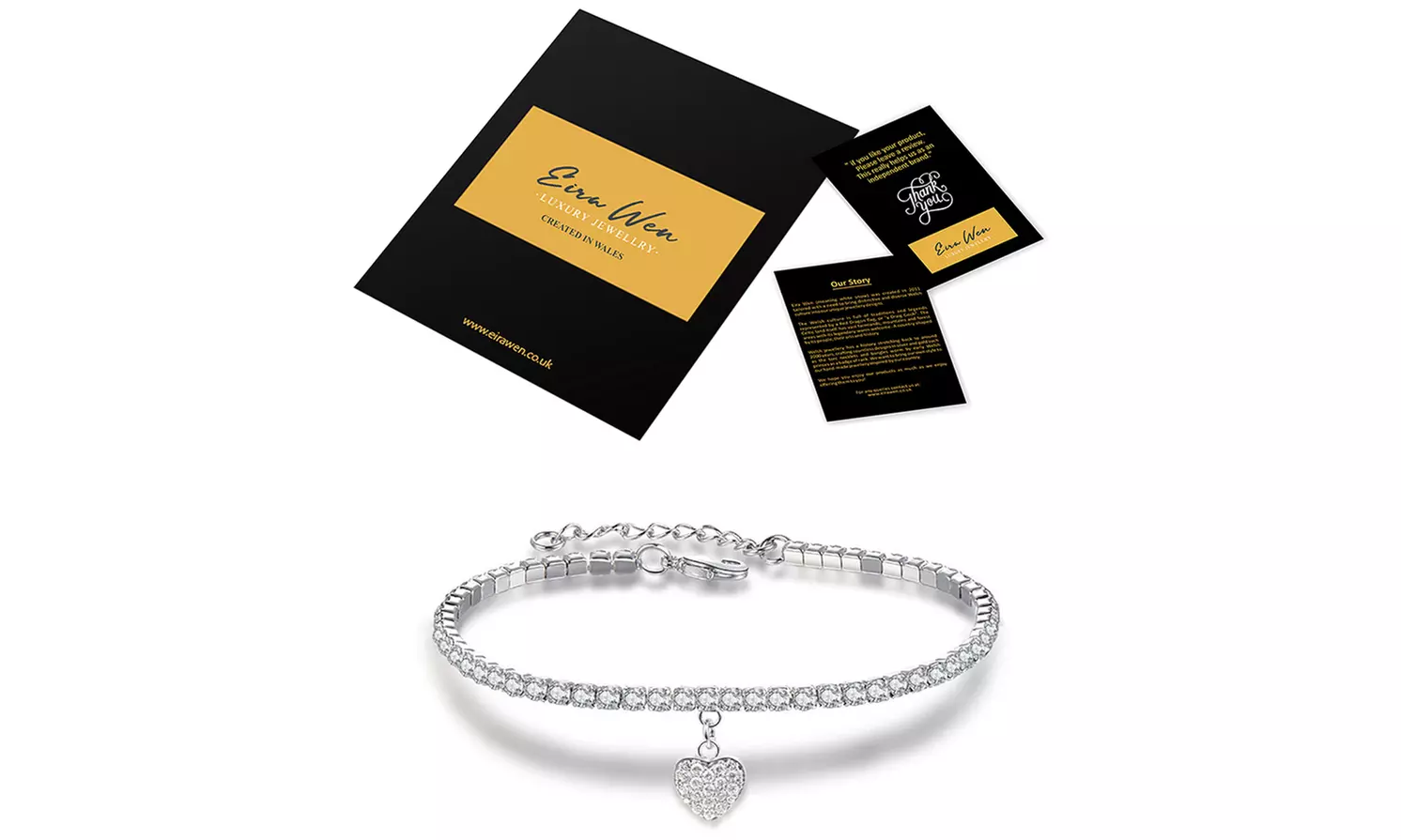 Bracelets ornés de cristaux de Swarovski® avec breloques Eira Wen®