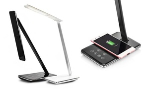 LED Table Lamp with Charging Pad