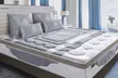 Matelas "Royal Platinium" à mémoire de forme et latex, lit et oreillers en option, 32 cm, Sampur, livraison offerte - Second Medium
