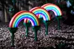 1x oder 2x 3er-Set Solar-Regenbogen-Lampen - Second Medium