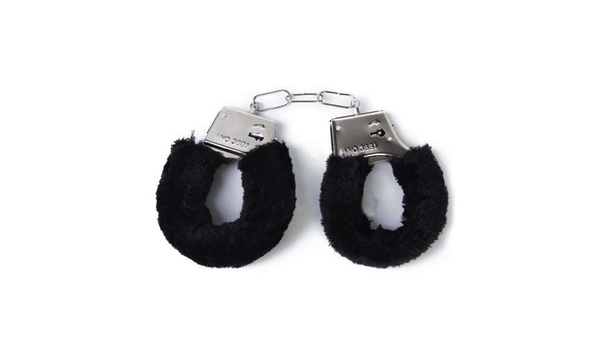 Image 3: One or Two Fluffy Handcuffs with Keys