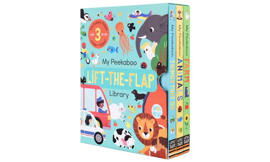 Image 1: My Peekaboo Lift-The-Flap Three-Book Collection Box Set