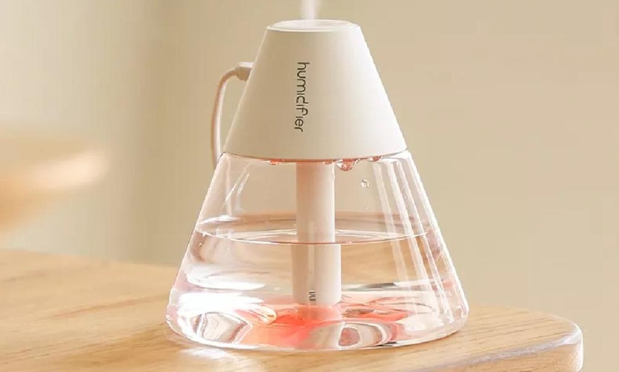 Image 3: Volcano Shaped Humidifier