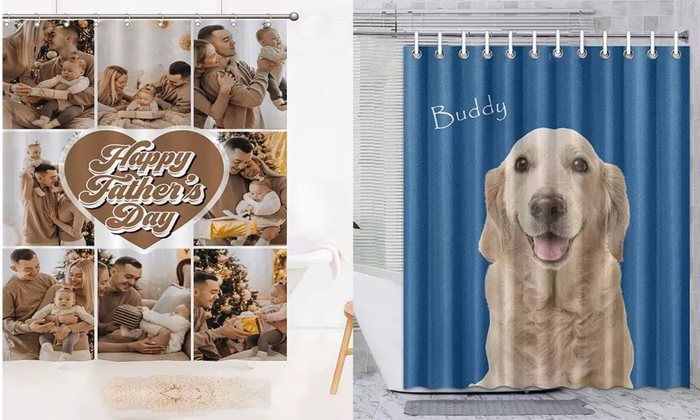 Personalisierbarer Foto-Duschvorhang