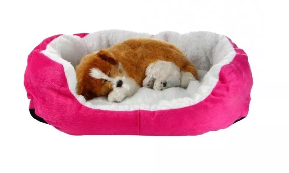 Panier en polaire pour les chiens et les chats de 50 x 40 x 15 cm, coloris au choix - Image 5