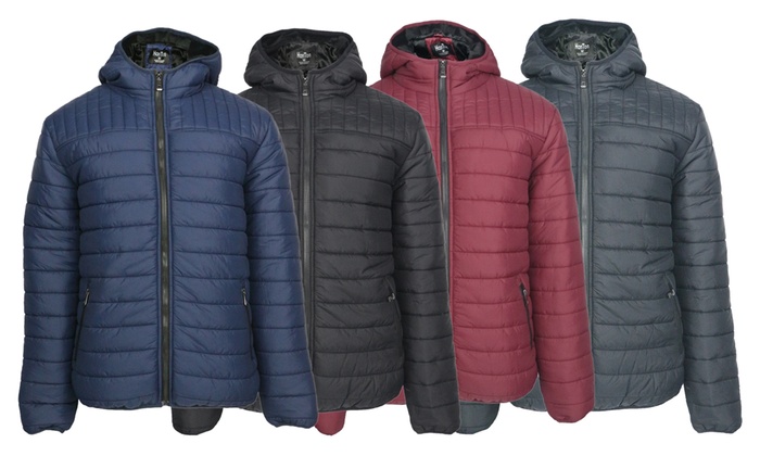 mens quilted down jacket