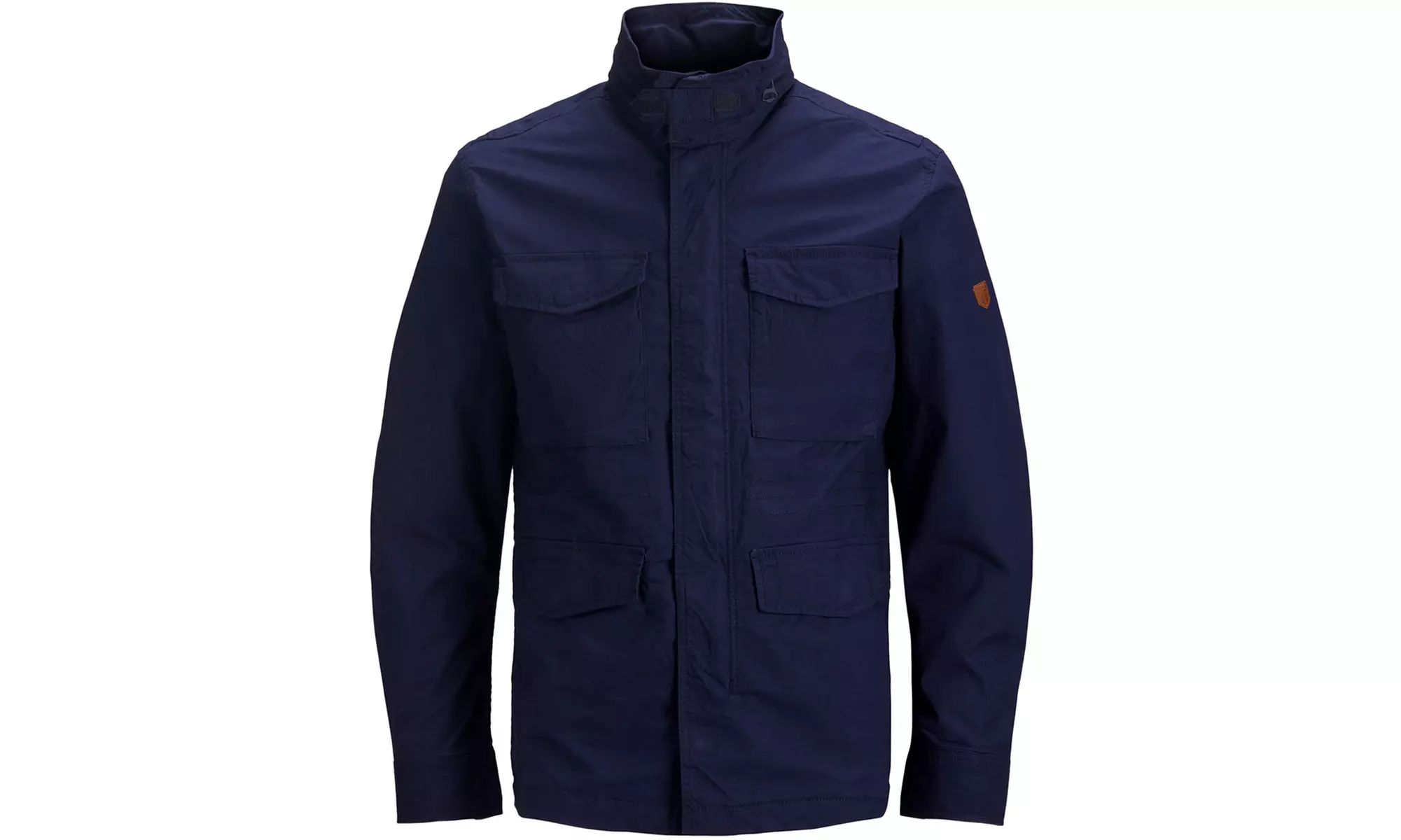 Jack & Jones leichte Herren-Jacke  im Military-Look in Khaki oder Dunkelblau in der Größe nach Wahl - Second Medium