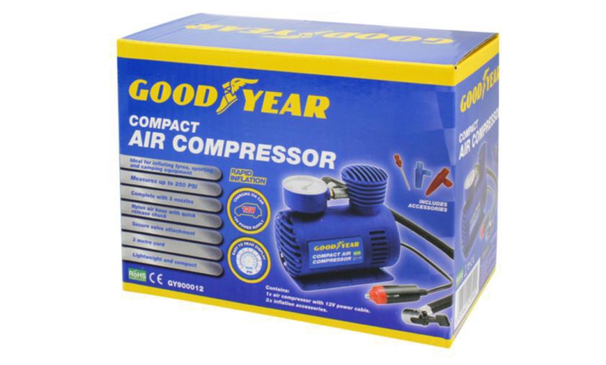 Image 10: Goodyear Car Tyre Air Compressor