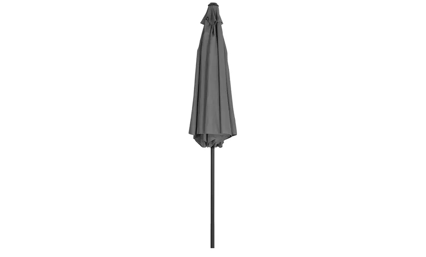 Image 5: 3m Grey Rotating Parasol with Four Base Styles 
