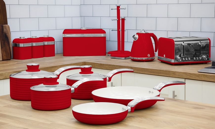 Image 4: Swan 13-Piece Retro Kitchen Set