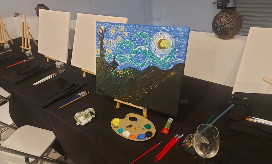 Image 4: Unleash Your Inner Artist: Three-Hour Paint and Sip Session