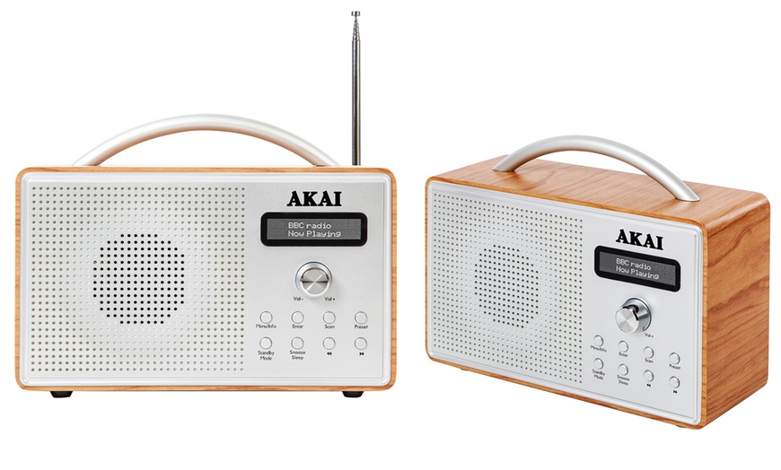 Image 2: Akai DAB Radio with LED Screen