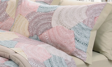 Completo letto matrimoniale con stampa tradizionale disponibile in 5 fantasie