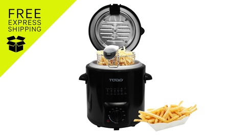 TODO 0.9L Deep Fryer Stainless Steel Housing - XJ-2K960S-BLK