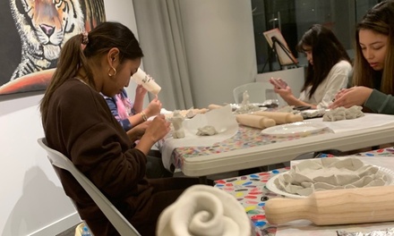 One person: Clay and Sip Experience (Friday 6.30pm)