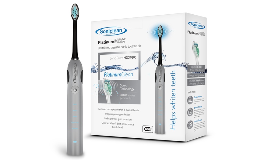 Image 1: Soniclean Electric Toothbrush