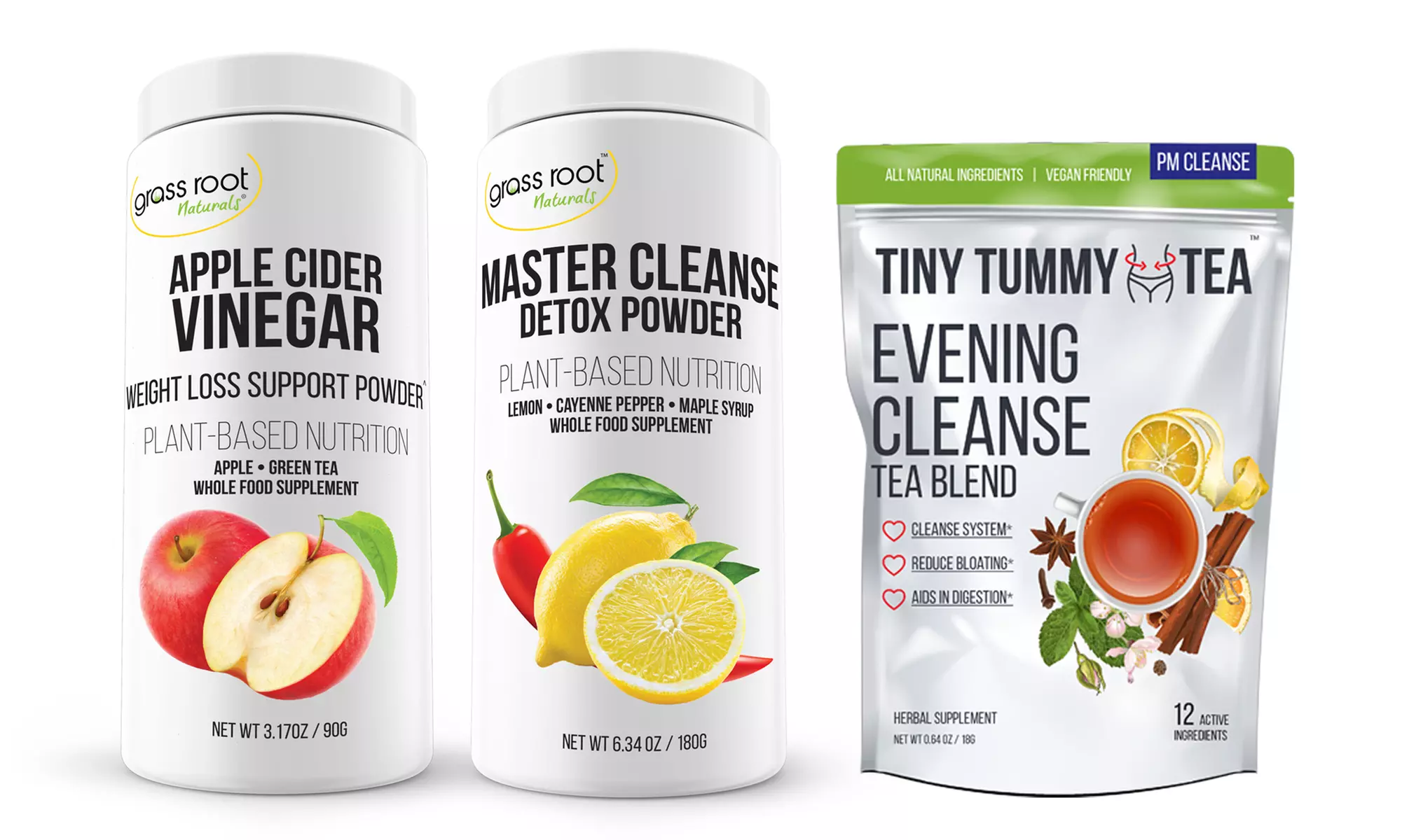 Master Cleanse, Cider Vinegar & Evening Cleanse Tea (1-, 2-, or 3-Pk.) - Primary Image