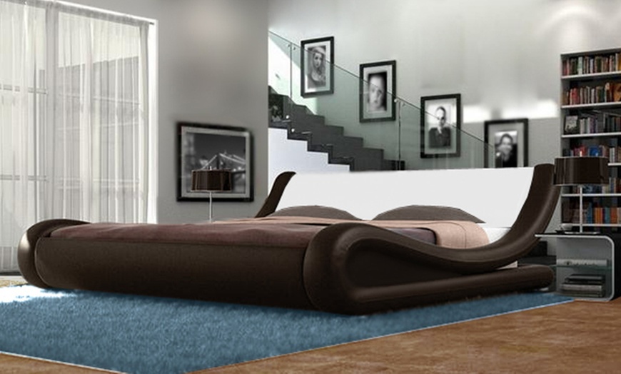 Image 5: Curved Bed Frame