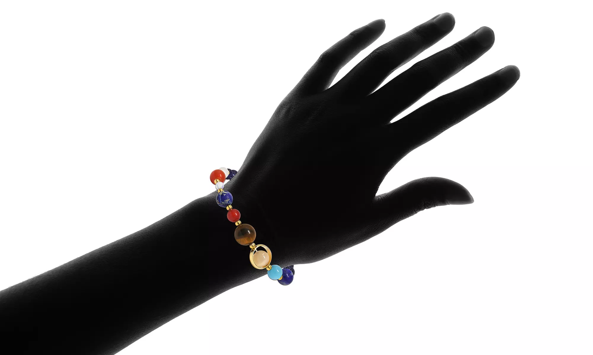 Solar System Natural Stone Bracelet - Second Medium