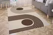 Alfombra de interior con forma rectangular, diseño estilo años 70 y reverso antideslizante - Second Medium
