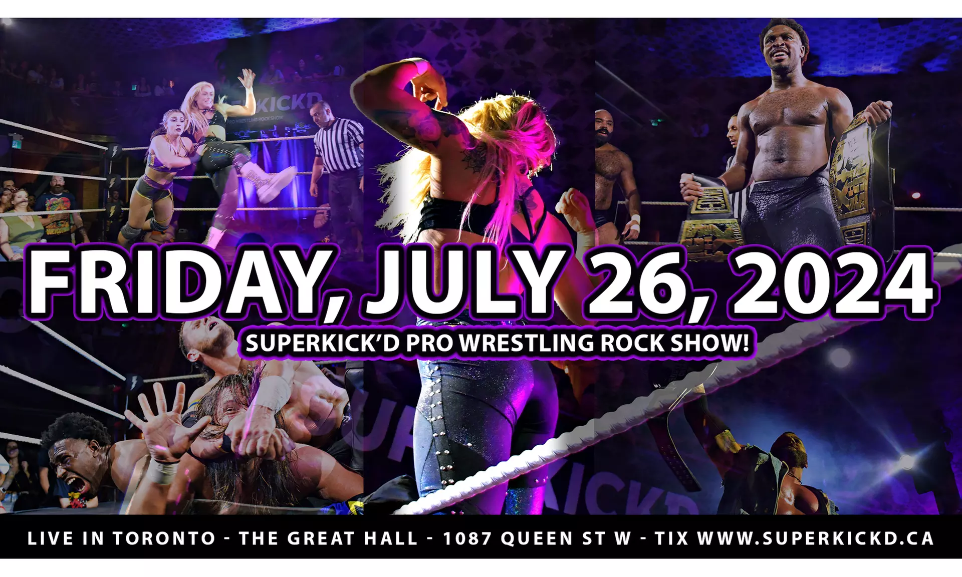Superkick'd Pro Wrestling Rock Show! on July 26th at 8 p.m. (Up to 50% Off) - Primary Image