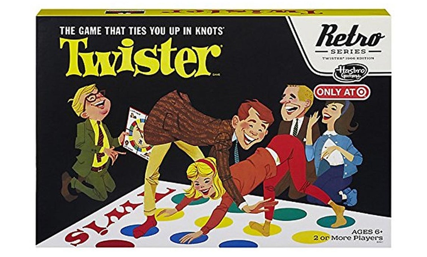 Image 3: Hasbro Retro Twister Game