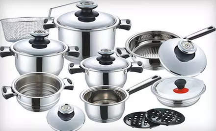 $199 for a 17-Piece Kochtopfhaus Germany Cookware Set from New Classic ($473.47 Value) - Primary Image
