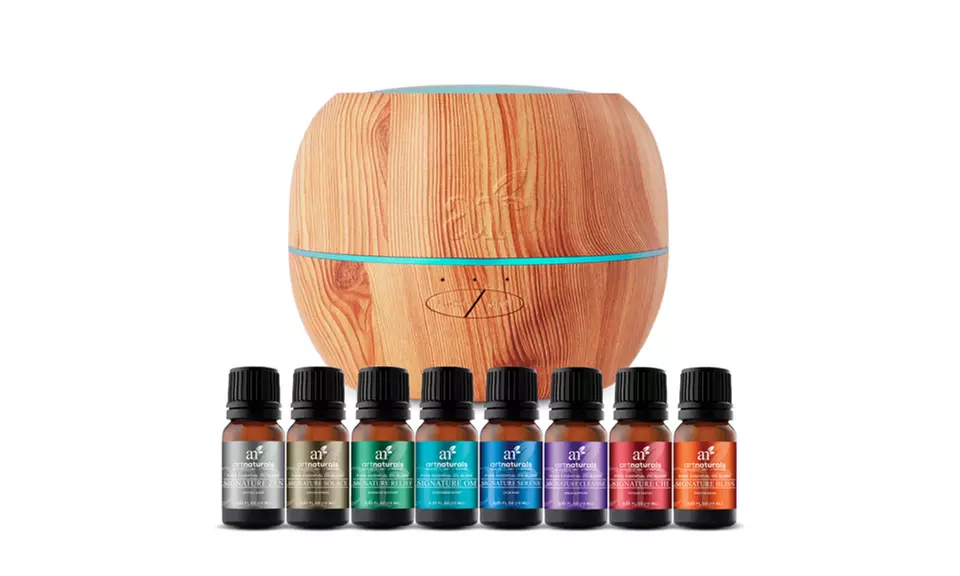 Art Naturals Essential Oil Diffuser and Oil Blends Set (9-Piece) - Primary Image