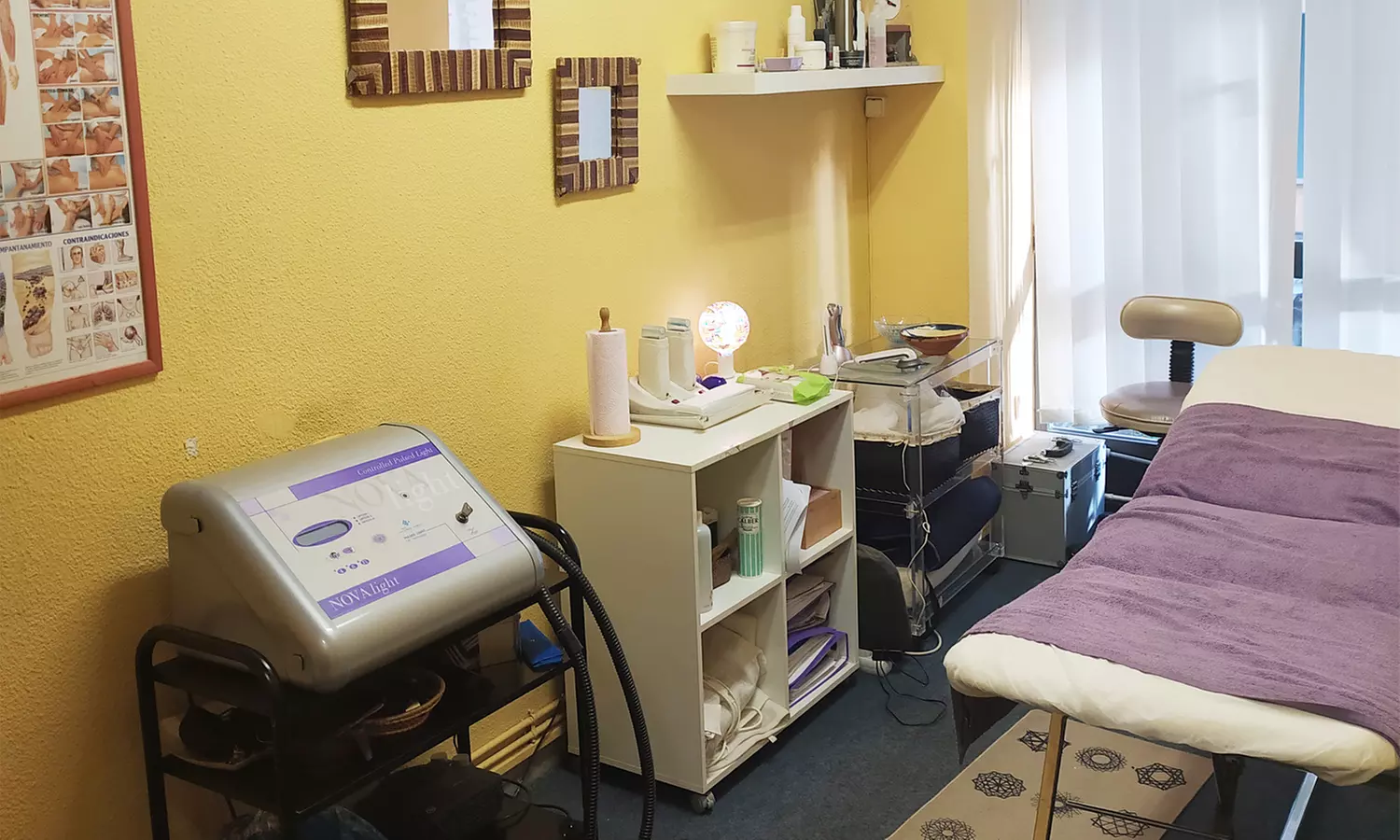 Masaje y envoltura de chocolate