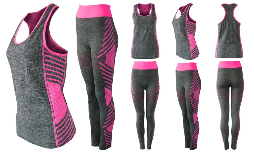 Image 3: Women's Two-Piece Active Wear Set