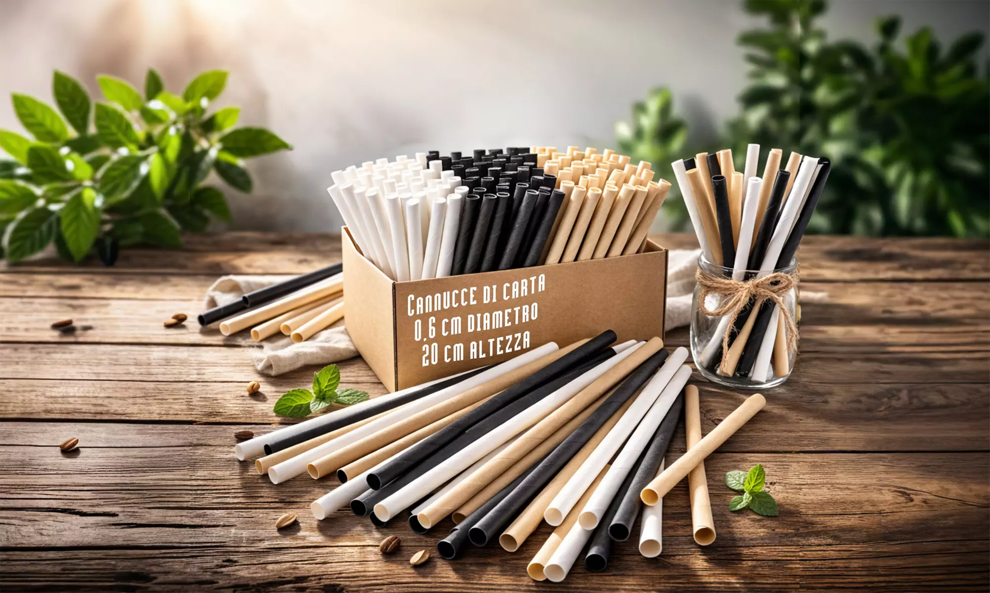 Fino a 1800 cannucce di carta