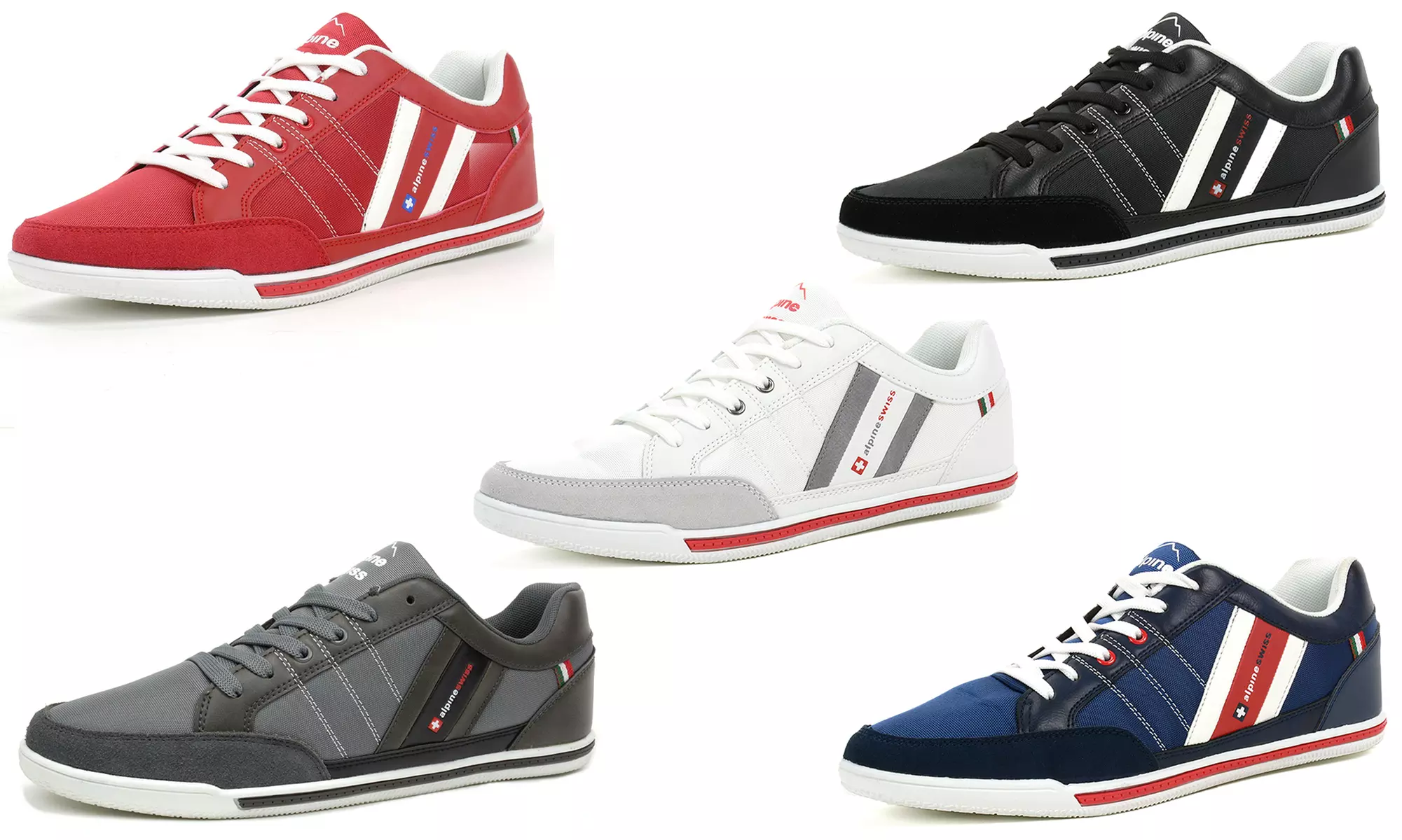 Alpine Swiss Stefan Men's Retro Fashion Sneakers - Primary Image