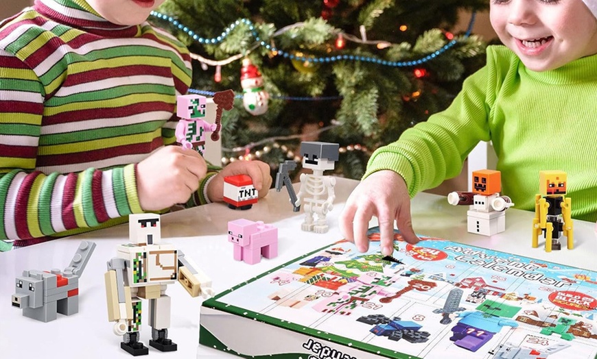 Image 2: Minecraft minifigures Inspired Advent Calendar