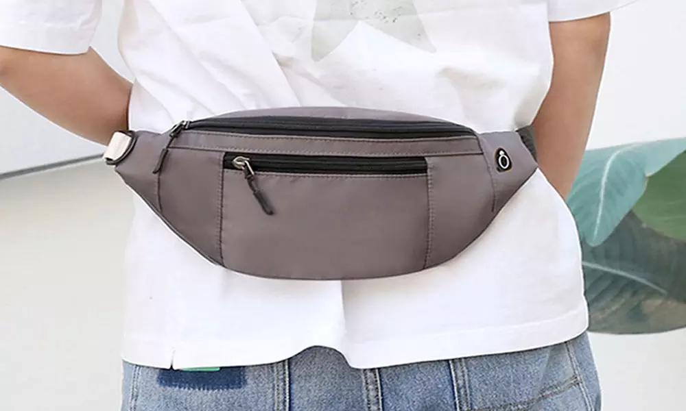 Unisex Gürteltasche mit Kopfhöreranschluss