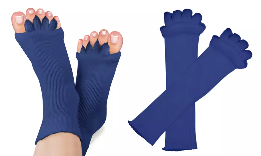 Wellness-Socken mit Zehentrenner in der Farbe der Wahl - Second Medium