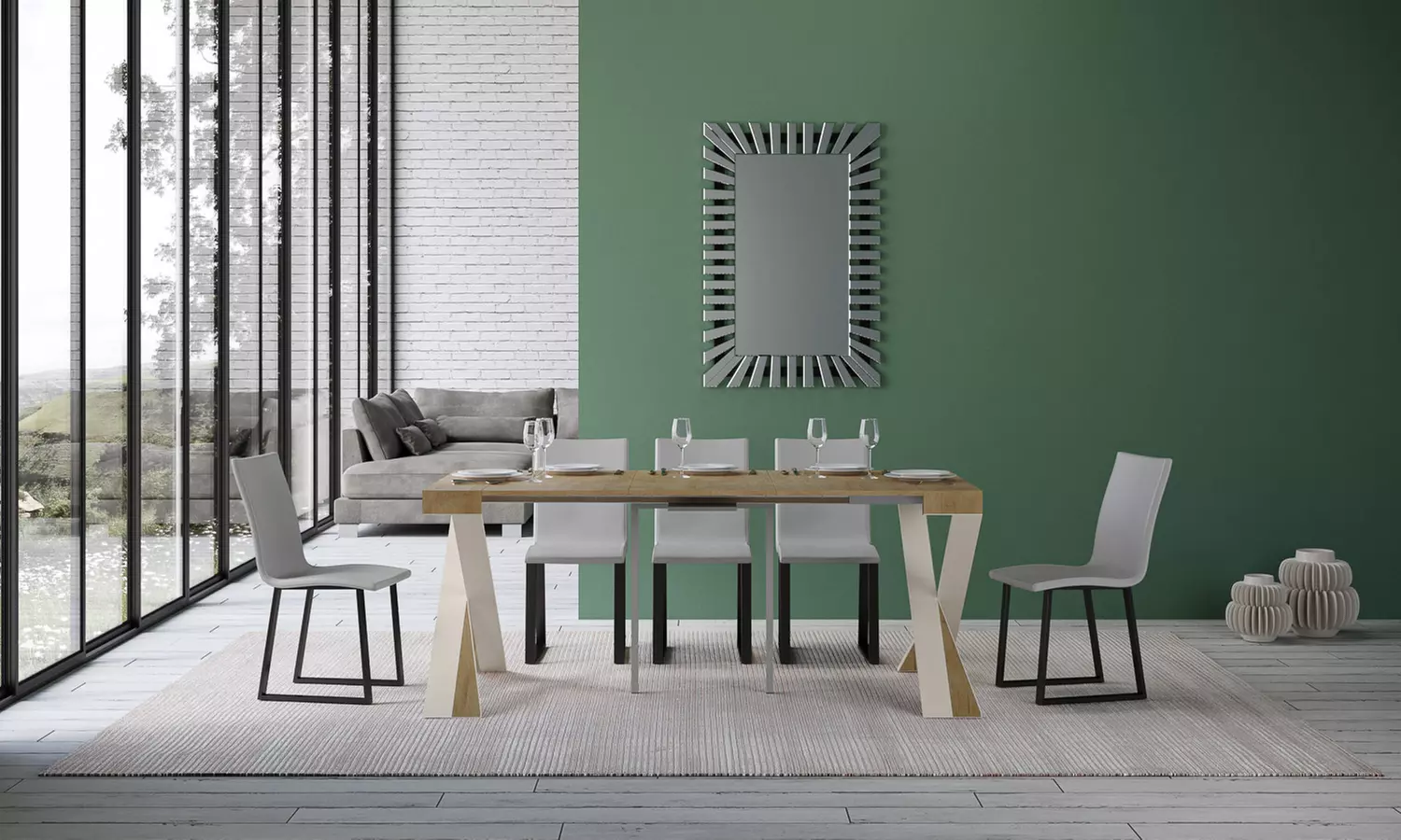 Verlengbare tafel 'Diago'