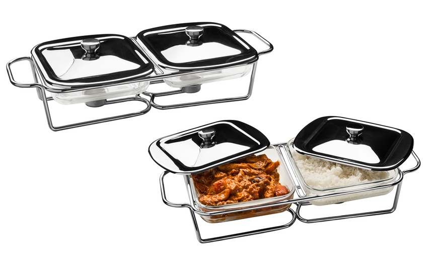 Image 2: Glass Food Warmer