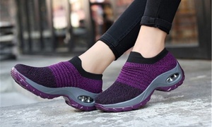 Breathable Platform Trainers