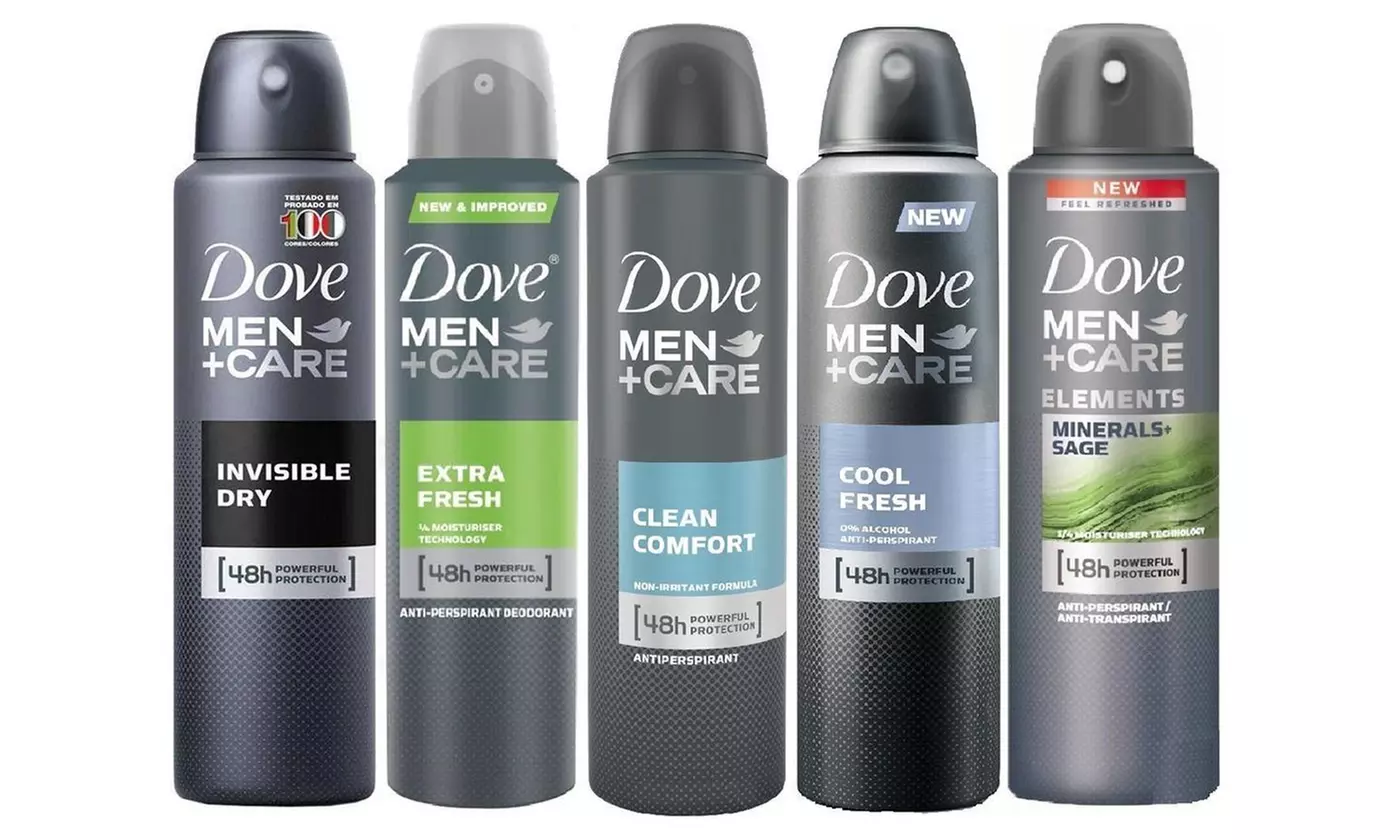 Dove Antiperspirant Spray Deodorant For Men (10-Pack; 150ml) - Second Medium