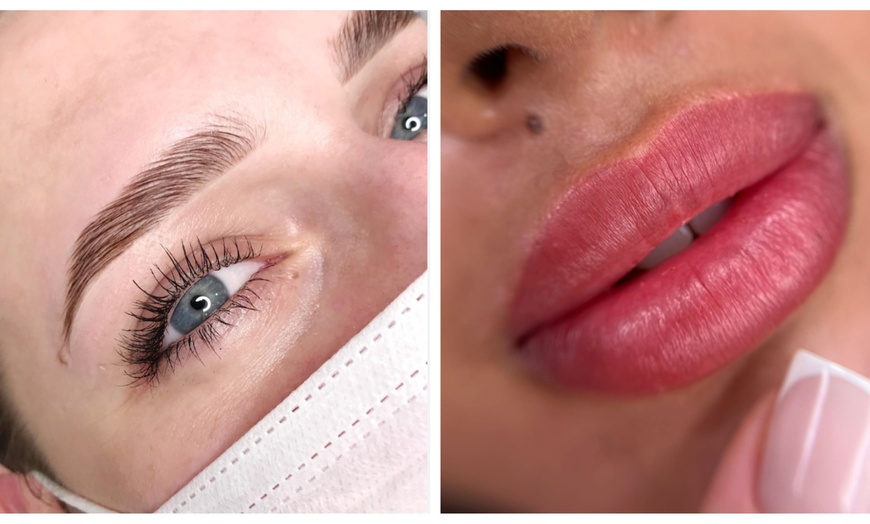 Image 1: Microblading, Ombré Brows or Permanent Lip Blush + Optional Top Up