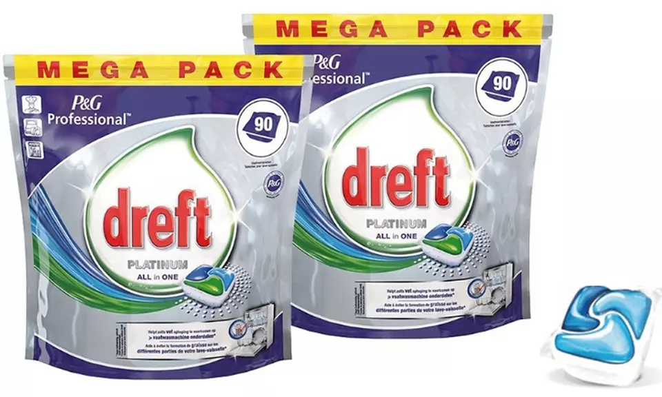 Jusqu'à 540 capsules lave-vaisselle Dreft Platinum All-in-One - Primary Image