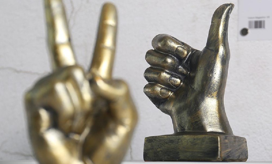 Image 4: Hand Gesture Statue